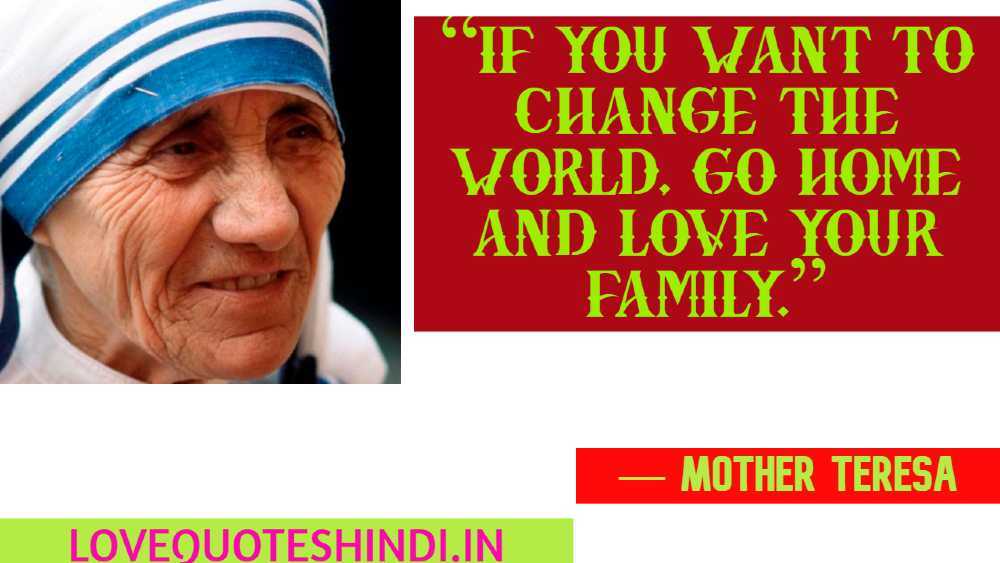 Famous Mother Teresa Quotes