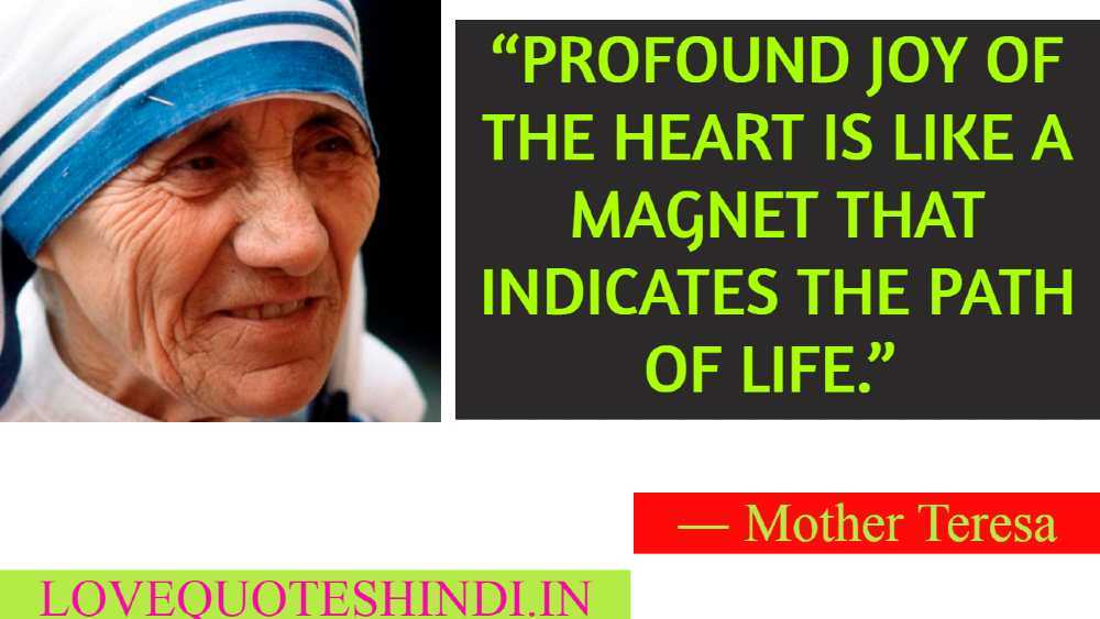 Mother teresa quotes about life